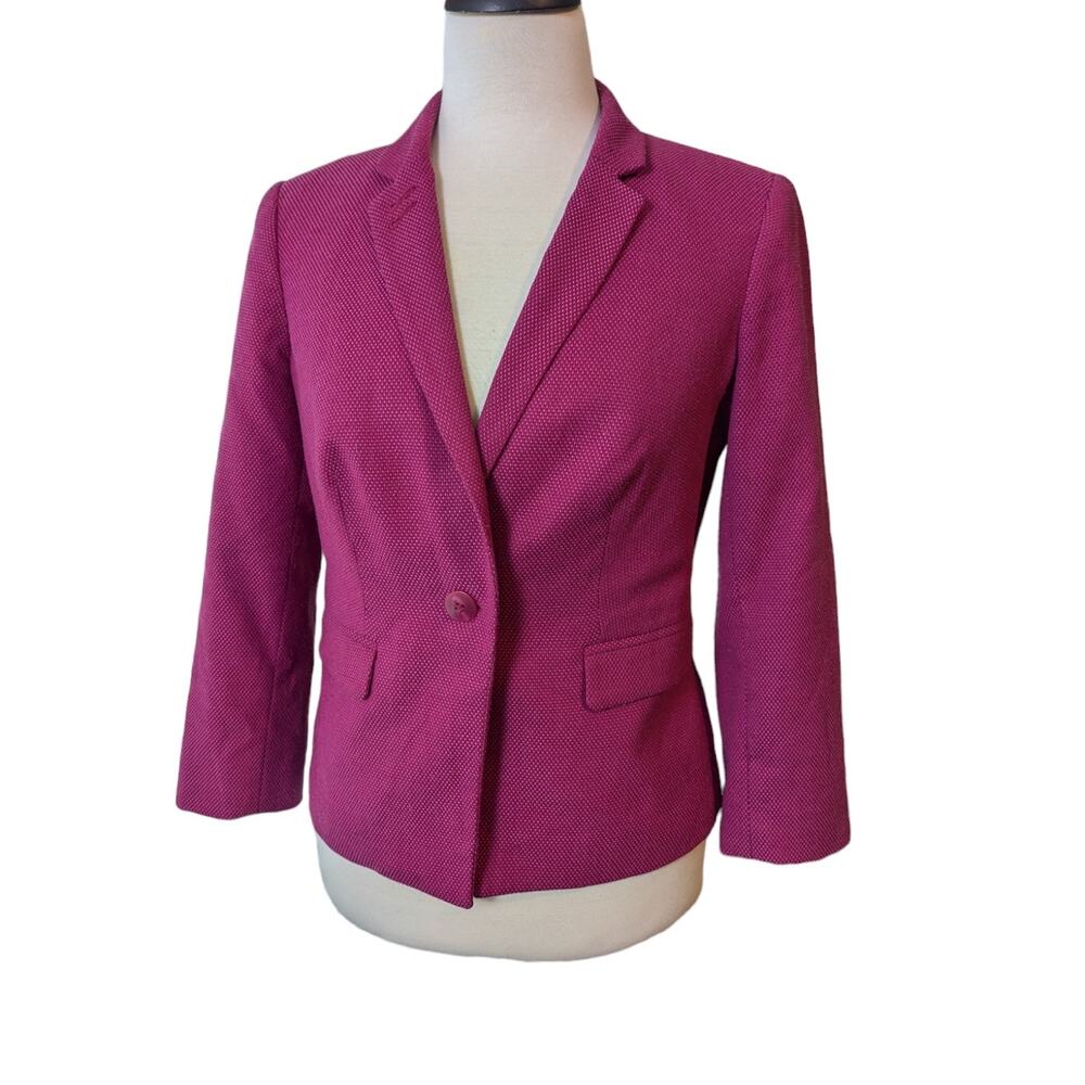The Limited Pink Single Button Double Pocket Blazer Jacket Size Small